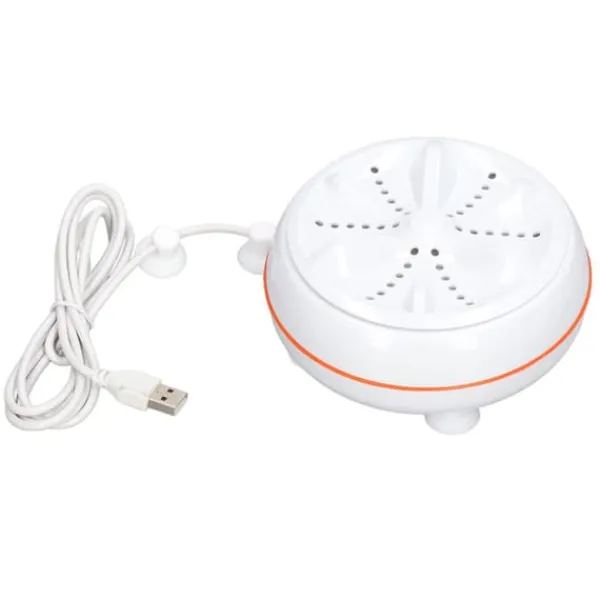 Vaskemaskiner>27W mini ultraljudstvätt USB 50 sekunder omvänd rengöringscirkel 30 min självavstängning Turbintvättmaskin för hemmet