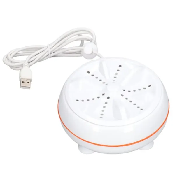 Vaskemaskiner>27W mini ultraljudstvätt USB 50 sekunder omvänd rengöringscirkel 30 min självavstängning Turbintvättmaskin för hemmet