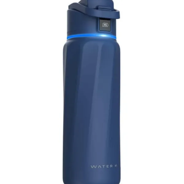 Beholdere Til Mad & Drikkevarer>WaterH BOOST Chug Lock smart vandflaske, 946 ml, blå