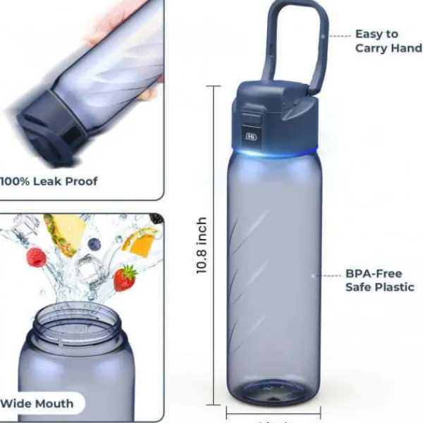 WaterH BOOST Lite Chug Lid smart vandflaske, 946 ml, blå Online