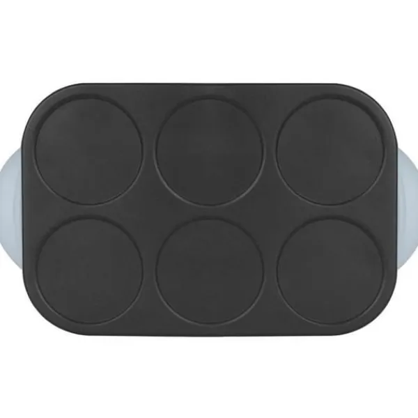 Gryder, Stegepander Og Kasseroller>WEASY Crepe Maker - GOO60 - Crepes og pandekager - 6 huller - Non-stick belægning - Temperatur op til 240°C - 1500W