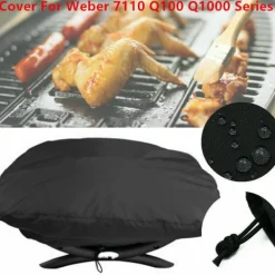 Weber Q1000 Grilldækken: Vandtæt & Støvtæt Barbecuedækken Sale