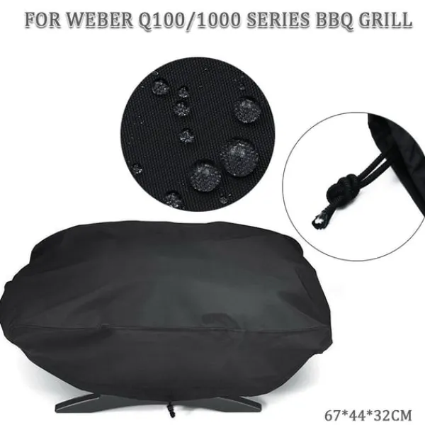 Weber Q1000 Grilldækken: Vandtæt & Støvtæt Barbecuedækken Sale