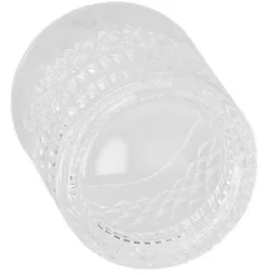 Whiskyglas 300 ml Livsmedelsklassat hållbart glas snidat mönster Ofta använt bourbonglas för whiskykaffe te Discount