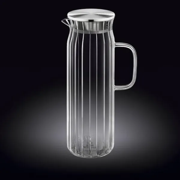 Karafler>Wilmax glaskaraffel 1,5 l med stållåg