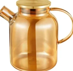 Kaffe- & Tekander>Wilmax tekande 1,6 l i termoglas, PVD-finish