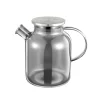 Tebryggere>Wilmax Varmebestandig Glas Tekande 1,6L Grå