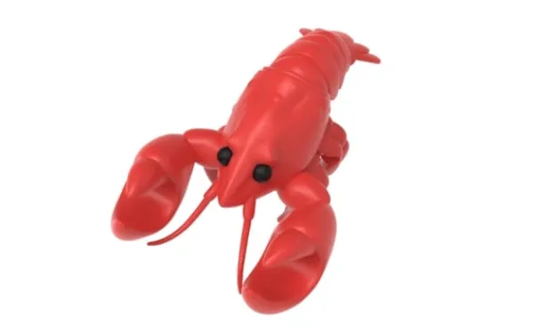 Winkee Larry Lobster dampudløser og skeholder - rød Online