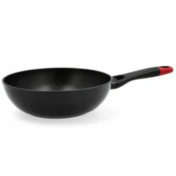 Wok Pande Pyrex Sort Aluminium Sale