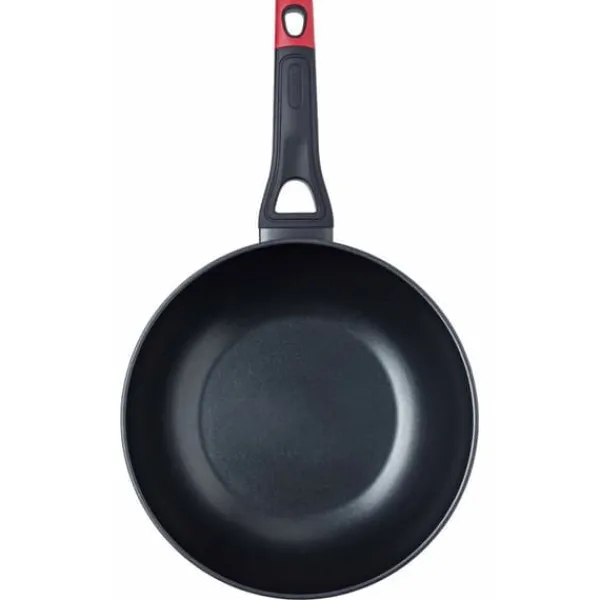 Wok Pande Pyrex Sort Aluminium Sale