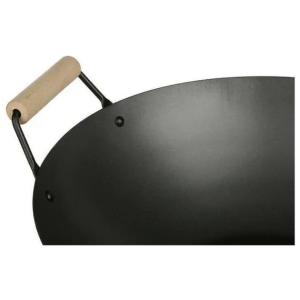 Gryder, Stegepander Og Kasseroller>Wok Pande Secret de Gourmet Sort Rustfrit stål Ø 35 cm