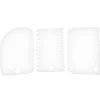 3x Dejskrabere i Plast - Hvid Hot