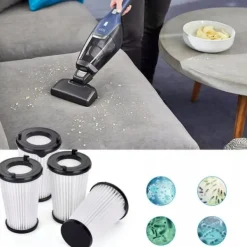 6x Filter EF150 til Electrolux Ergorapido / AEG støvsuger Best