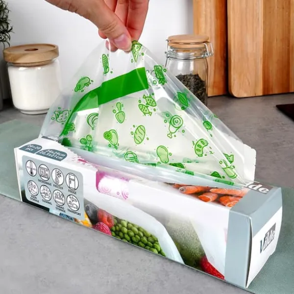 Madopbevaringsposer>40x lynlåsposer til opbevaring og frysning af mad