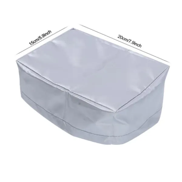 Fritøse>20x15x8cm 420D Oxford-stof støvdæksel til frituregryde ydre beskyttelsesdæksel til hjemmebrug sølv