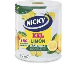 Toiletpapir>XXL LEMON maxi scented kitchen roll 150 units
