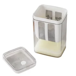 Yogurtmaskiner>Yoghurtsi med ekstra finmasket sipose Transparent låg Multifunktionelt ostefilter