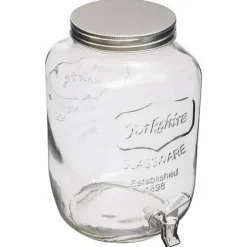 Yorkshire 8L DRIKKEDISPENSER af GLAS gennemsigtig Sale