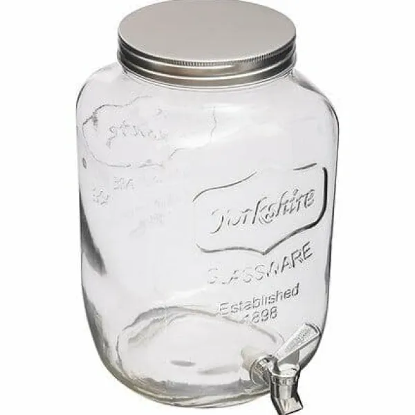 Yorkshire 8L DRIKKEDISPENSER af GLAS gennemsigtig Sale