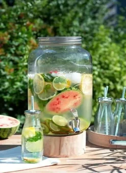 Yorkshire 8L DRIKKEDISPENSER af GLAS gennemsigtig Sale