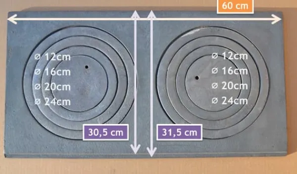 ZAG52 - 60 x 30,5 cm Outlet
