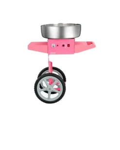 Maskiner Til Candyfloss>Zuckerwatte-Maschine, 1000W Leistung, Edelstahl-Schüssel,Pink