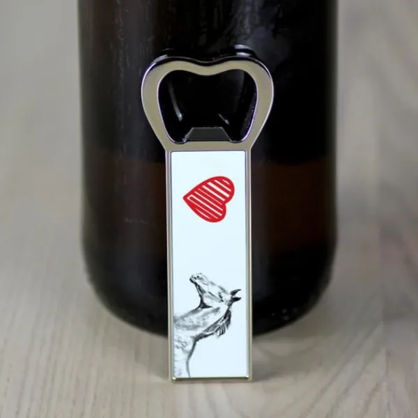Cocktailshakers & Drinkudstyr>Zweibrücker - flaskeåbner med hest, personlig køleskabsåbner, unik gave til en mand fra Art-Dog