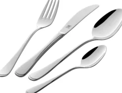 Bestik>Zwilling Jessica (poleret) - Sølv/sort - Menusæt 24-pcs